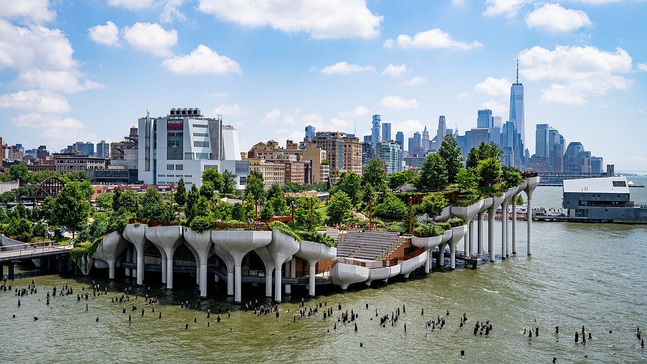 Little Island : un parc sur pilotis à New York