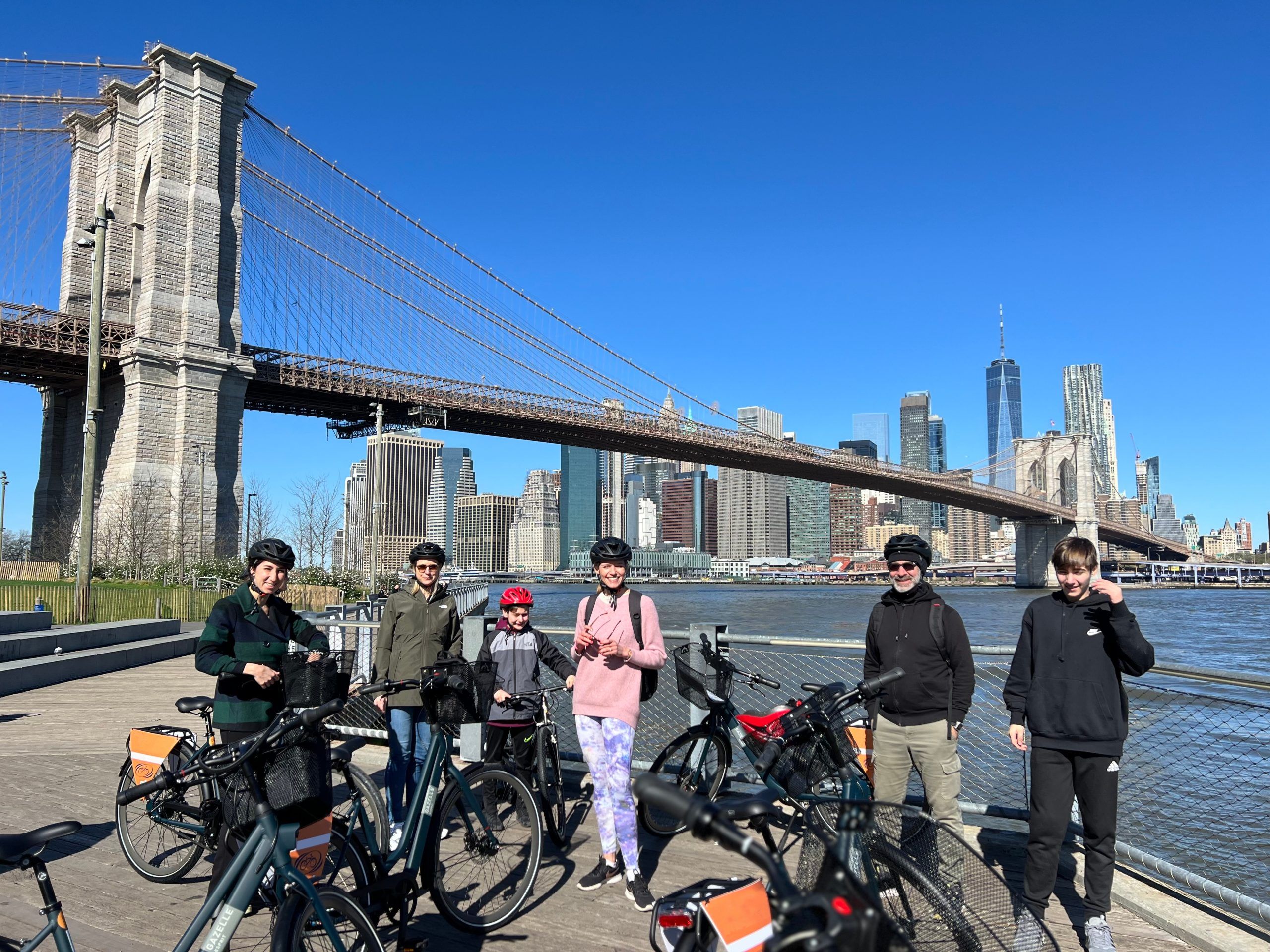 Visite guidée de Brooklyn à vélo avec guide français