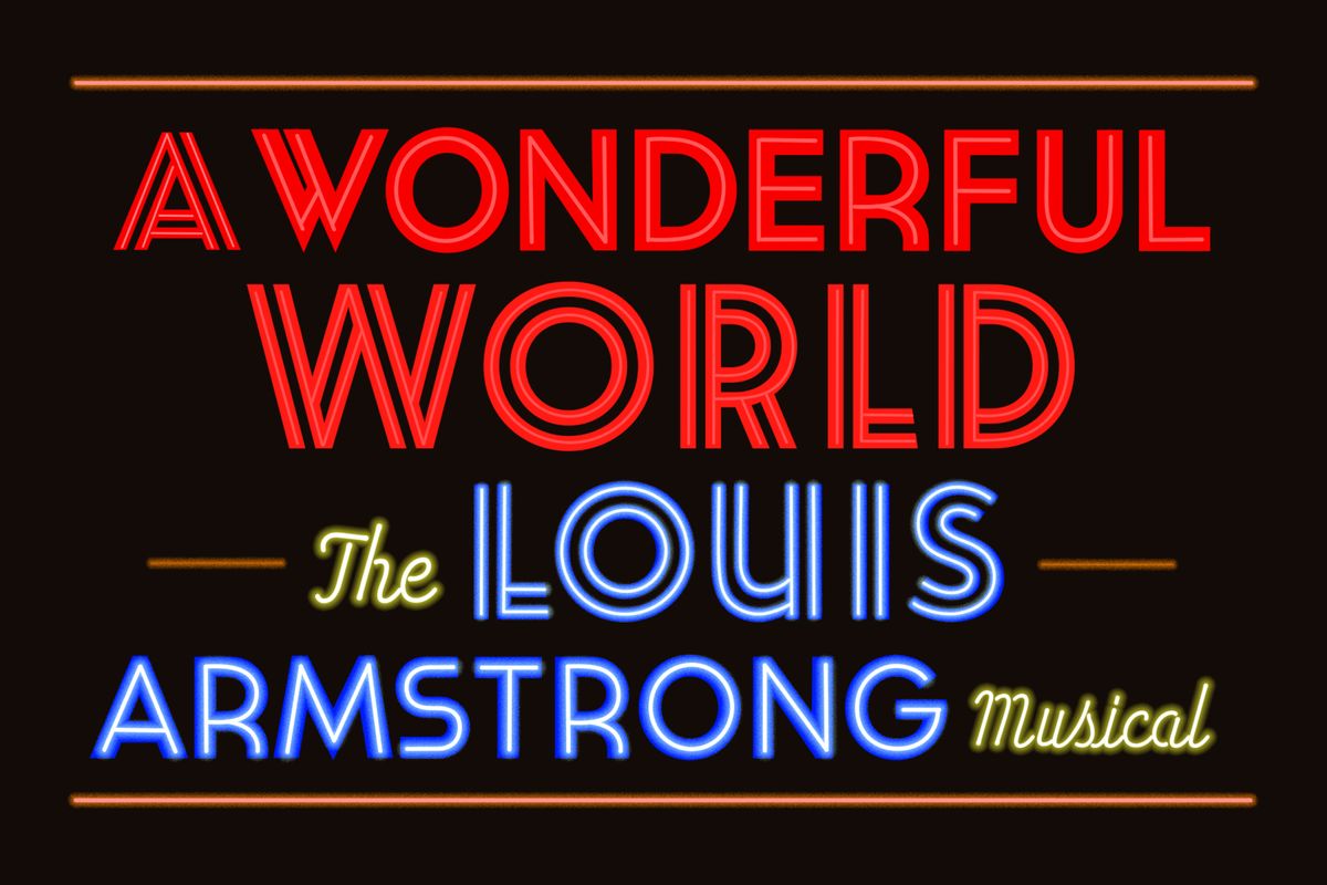 affiche A Wonderful World Louis Armstrong