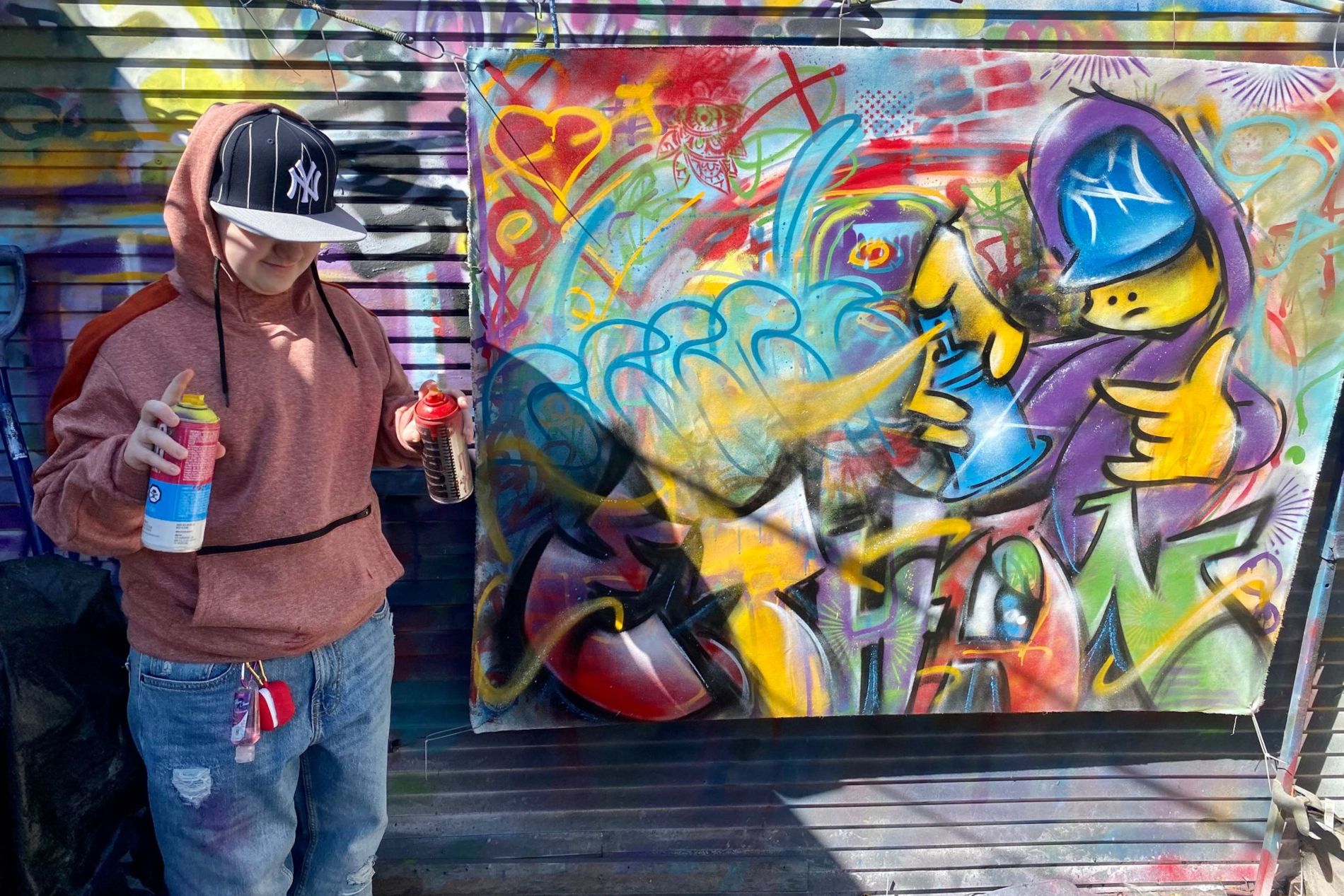 Visite guidée Street Art et atelier graffiti à New York