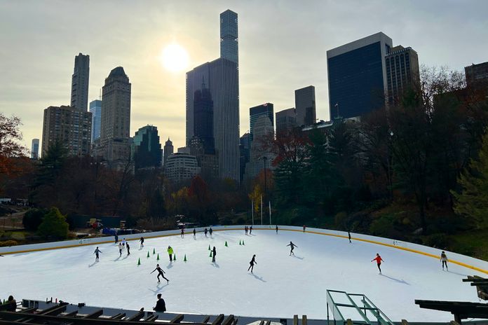 Patinoire de Central Park à New York