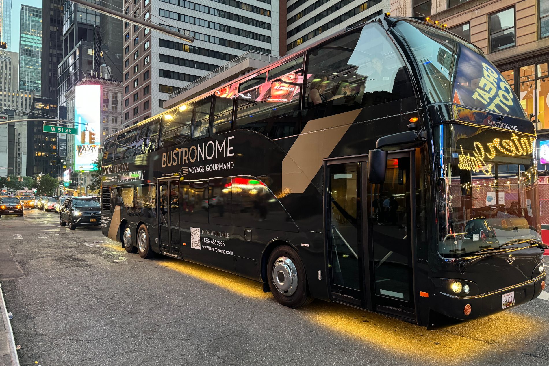 Bustronome New York : un tour de bus gastronomique