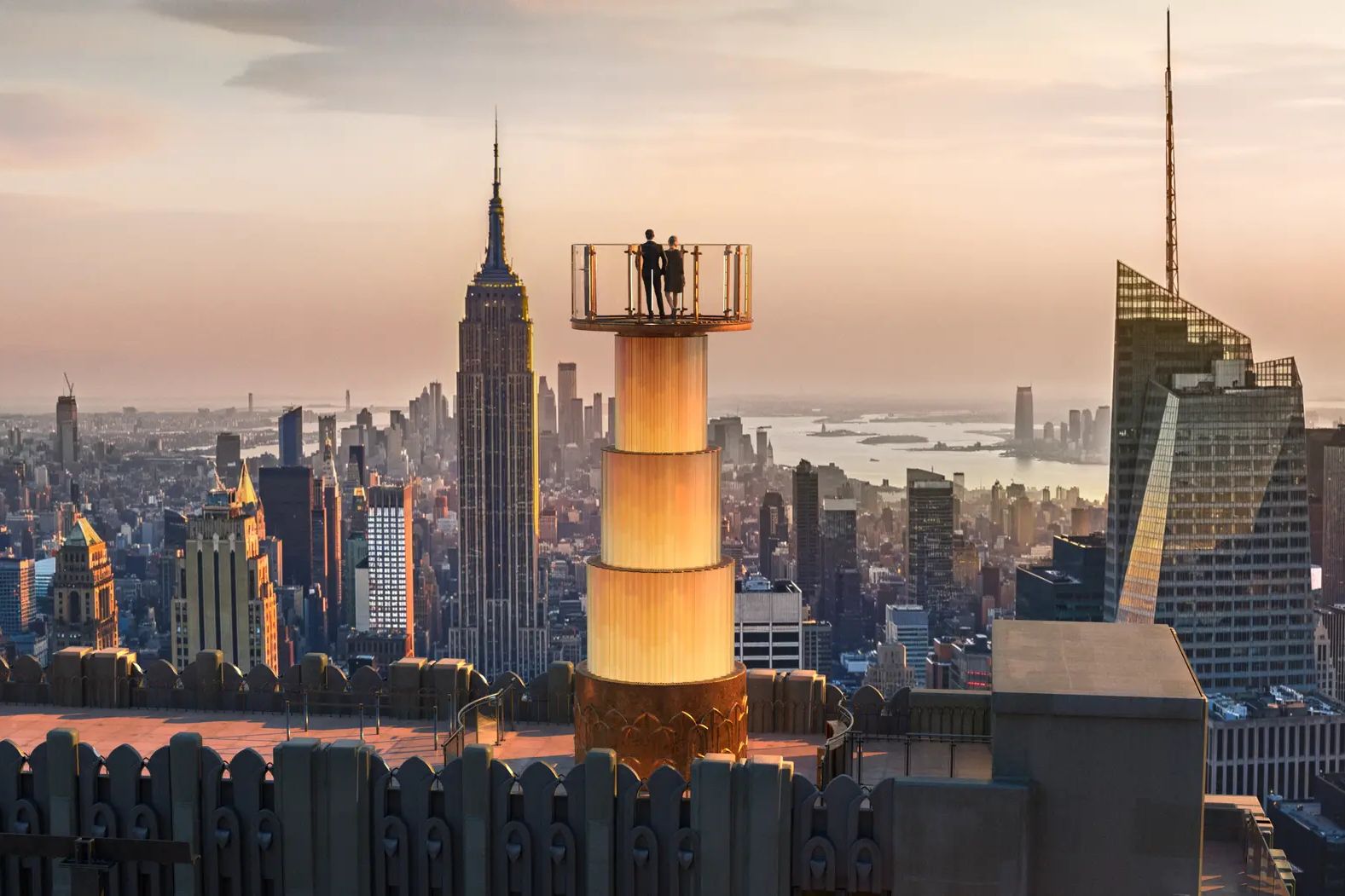 Skylift : l&rsquo;ascenseur insolite du Top of the Rock à New York