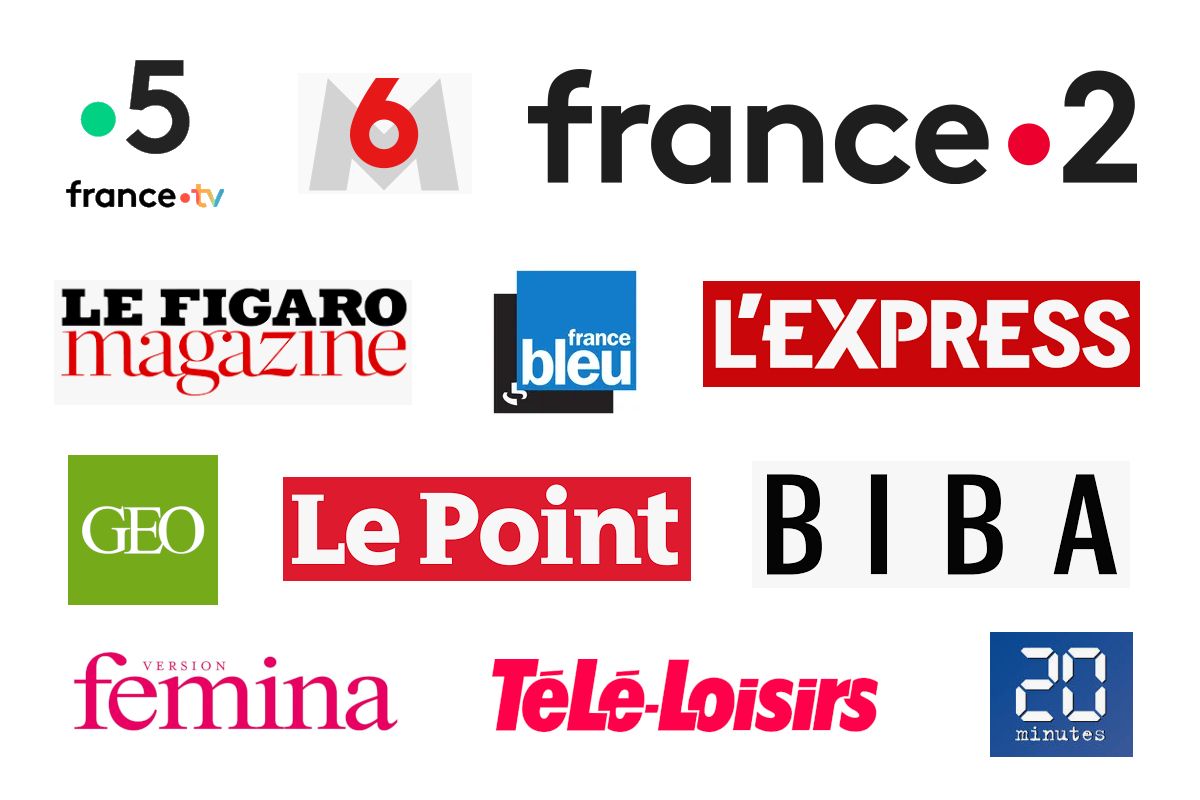 logo de chaînes de télévision et de journaux