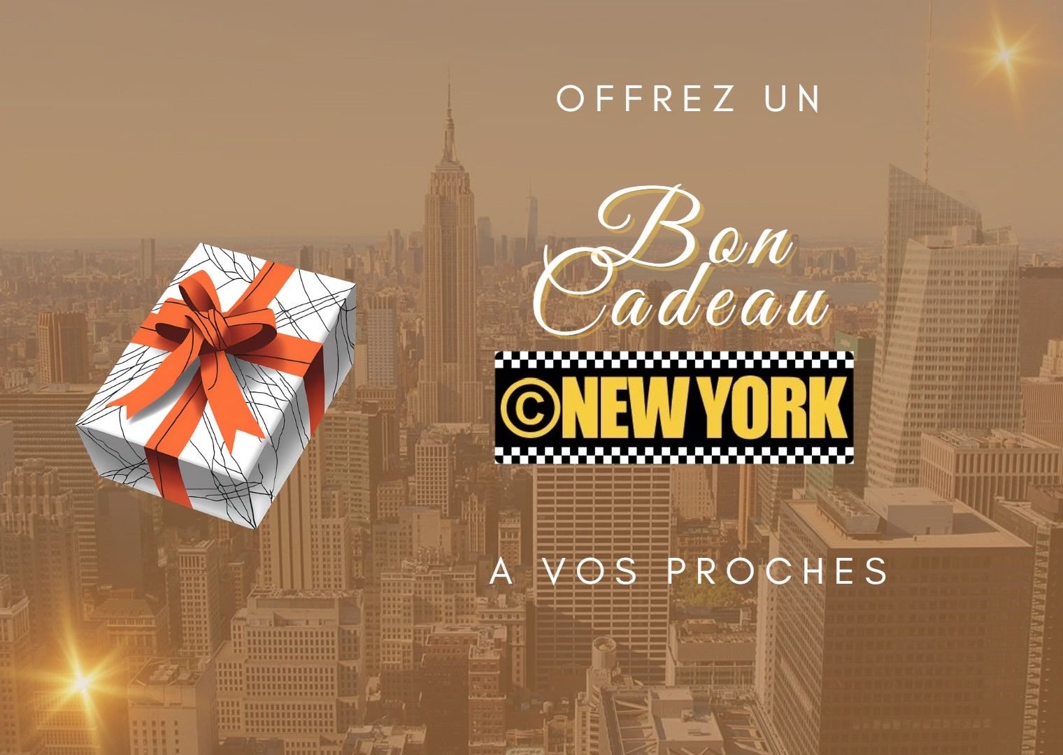 Bon cadeau CNEWYORK : la carte cadeau pour New York