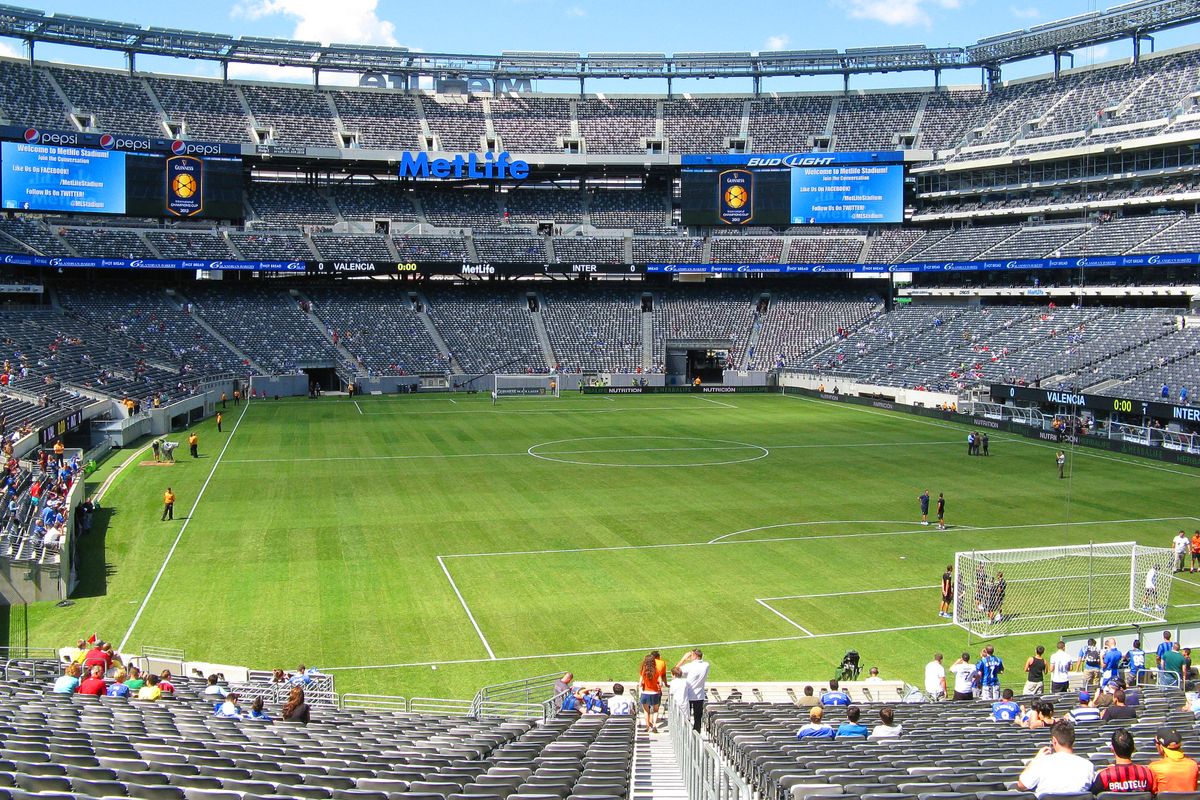 vue générale du stade de football du MetLife Stadium à New York