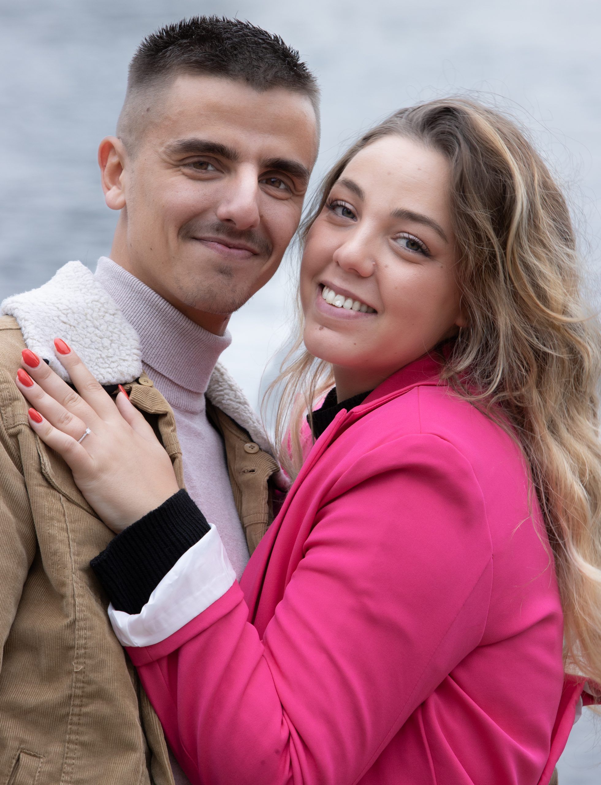 Couple posant pour une photo à New York