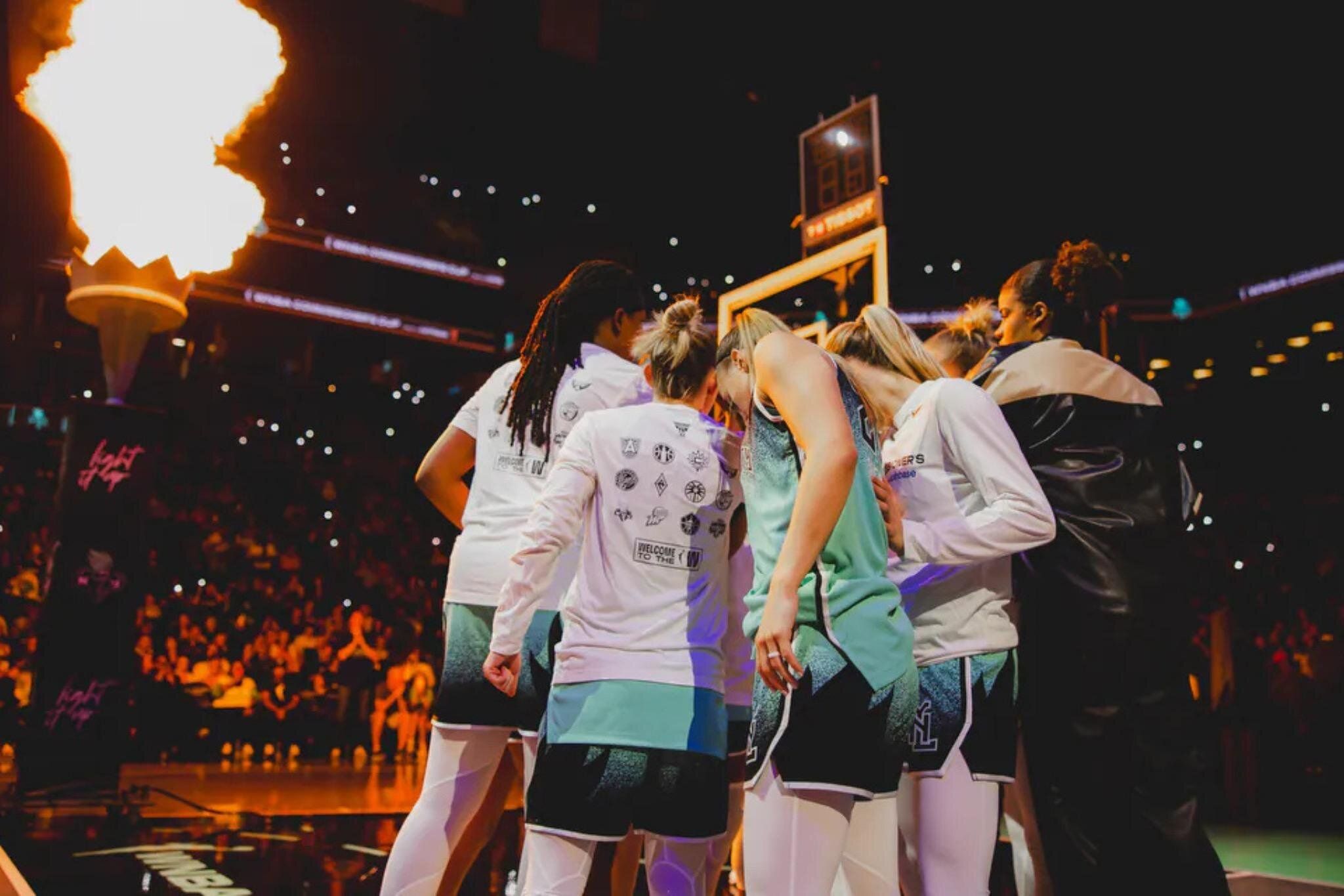 joueuses de l'équipe de basket du New York Liberty