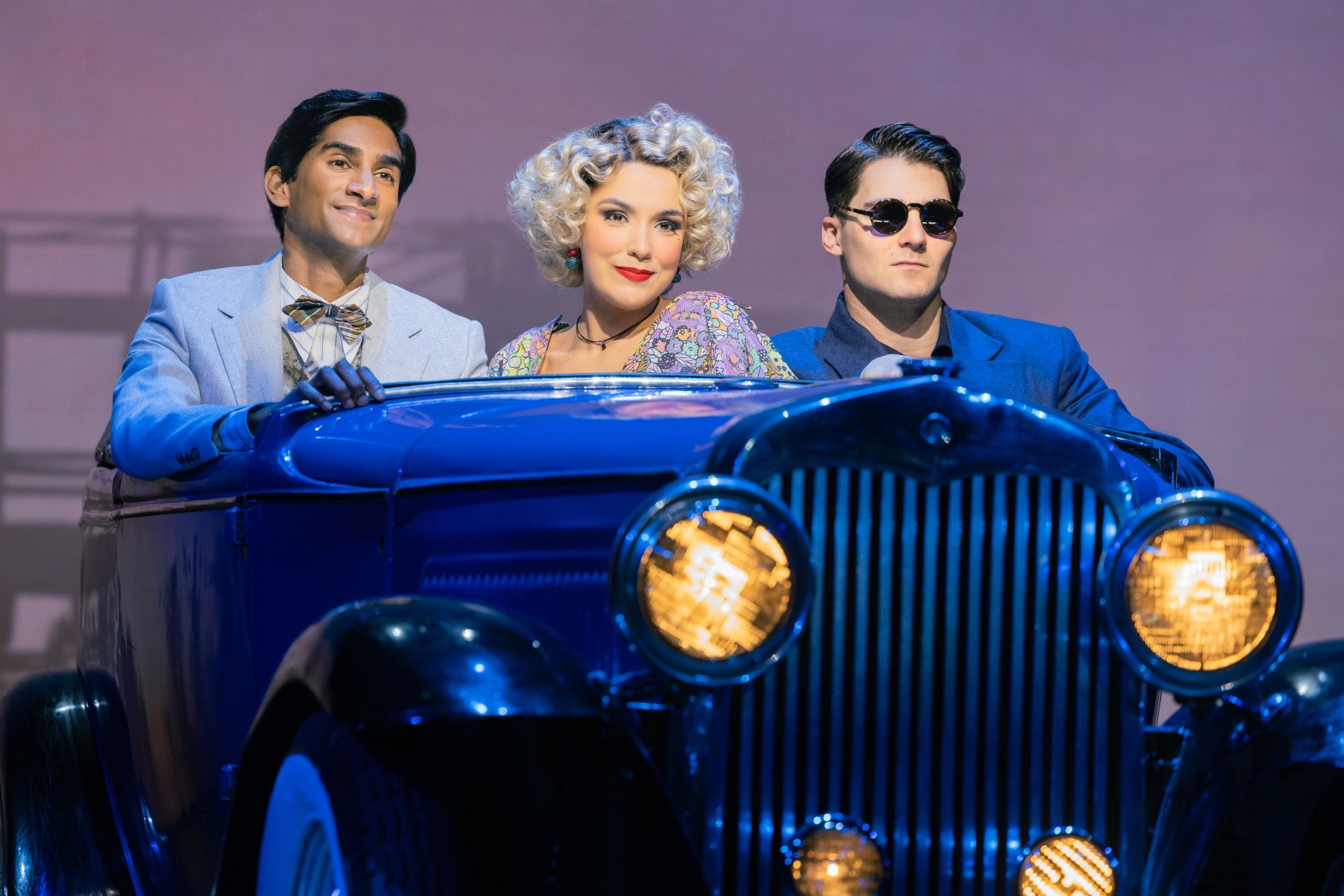 Scène de la comédie musicale The Great Gatsby à New York