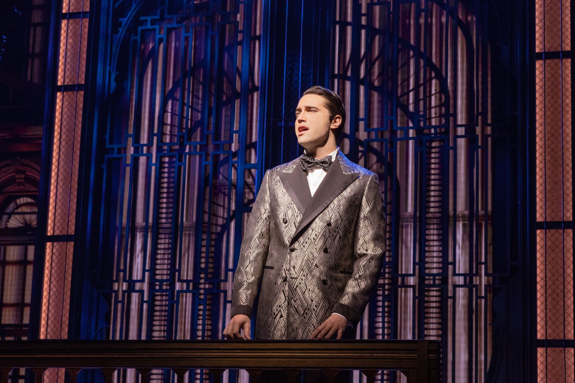Scène de la comédie musicale The Great Gatsby à New York