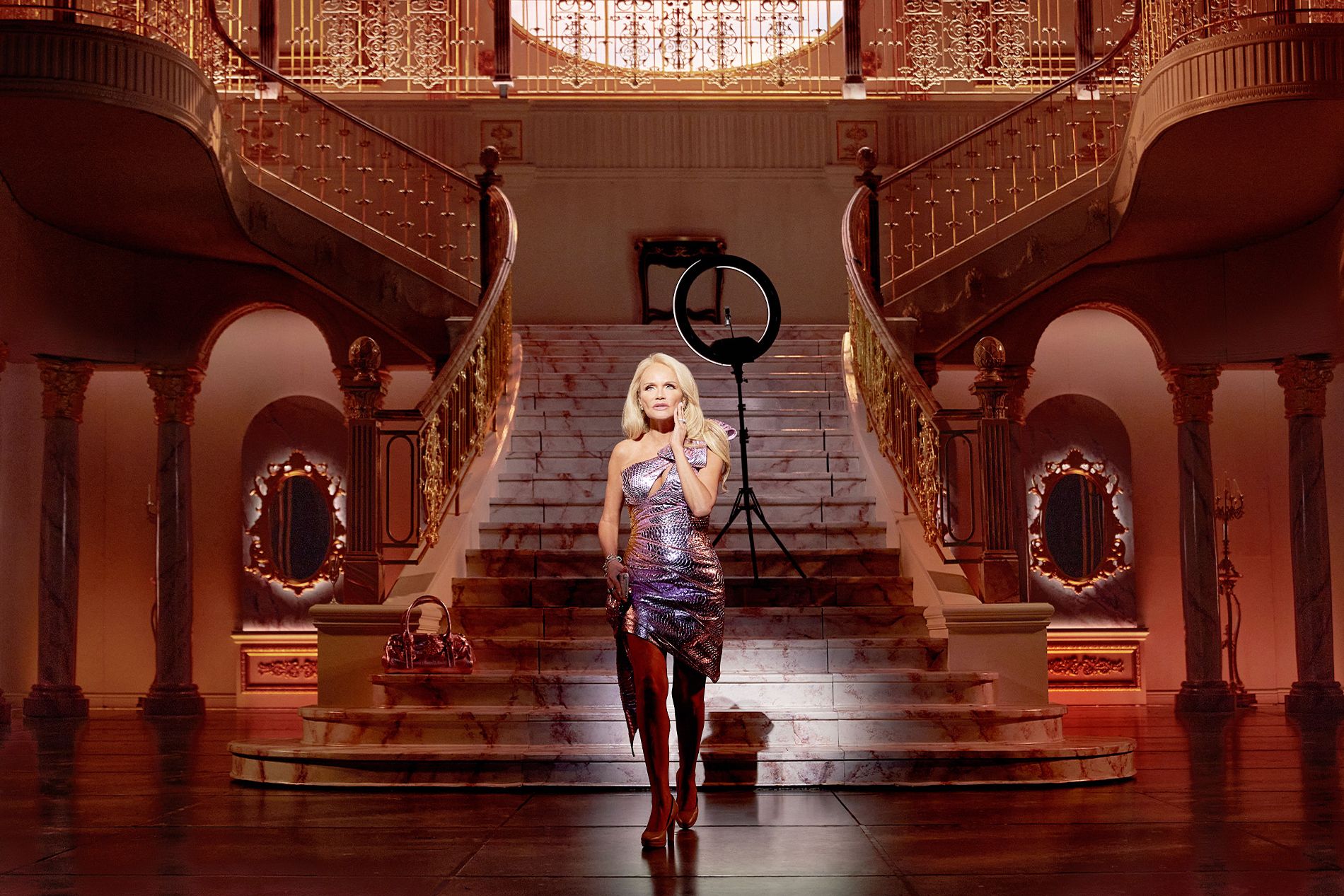 Scène de la comédie musicale The Queen of Versailles à New York