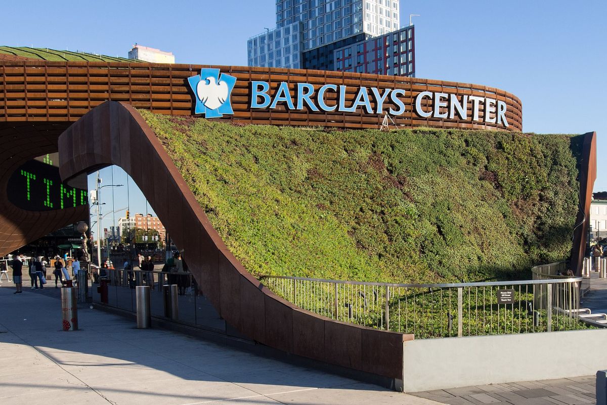 Toit végétalisé du Barclays Center