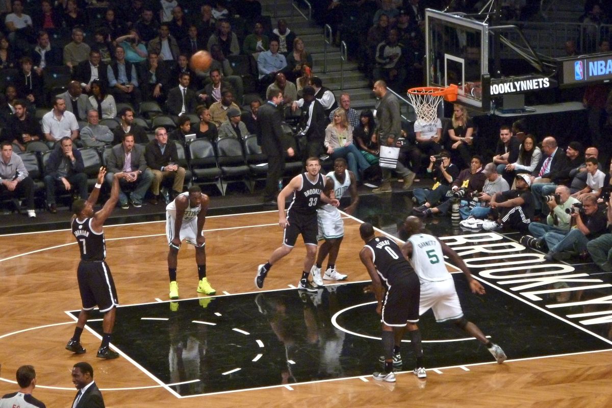 Match des Brooklyn Nets au Barclays Center de New York