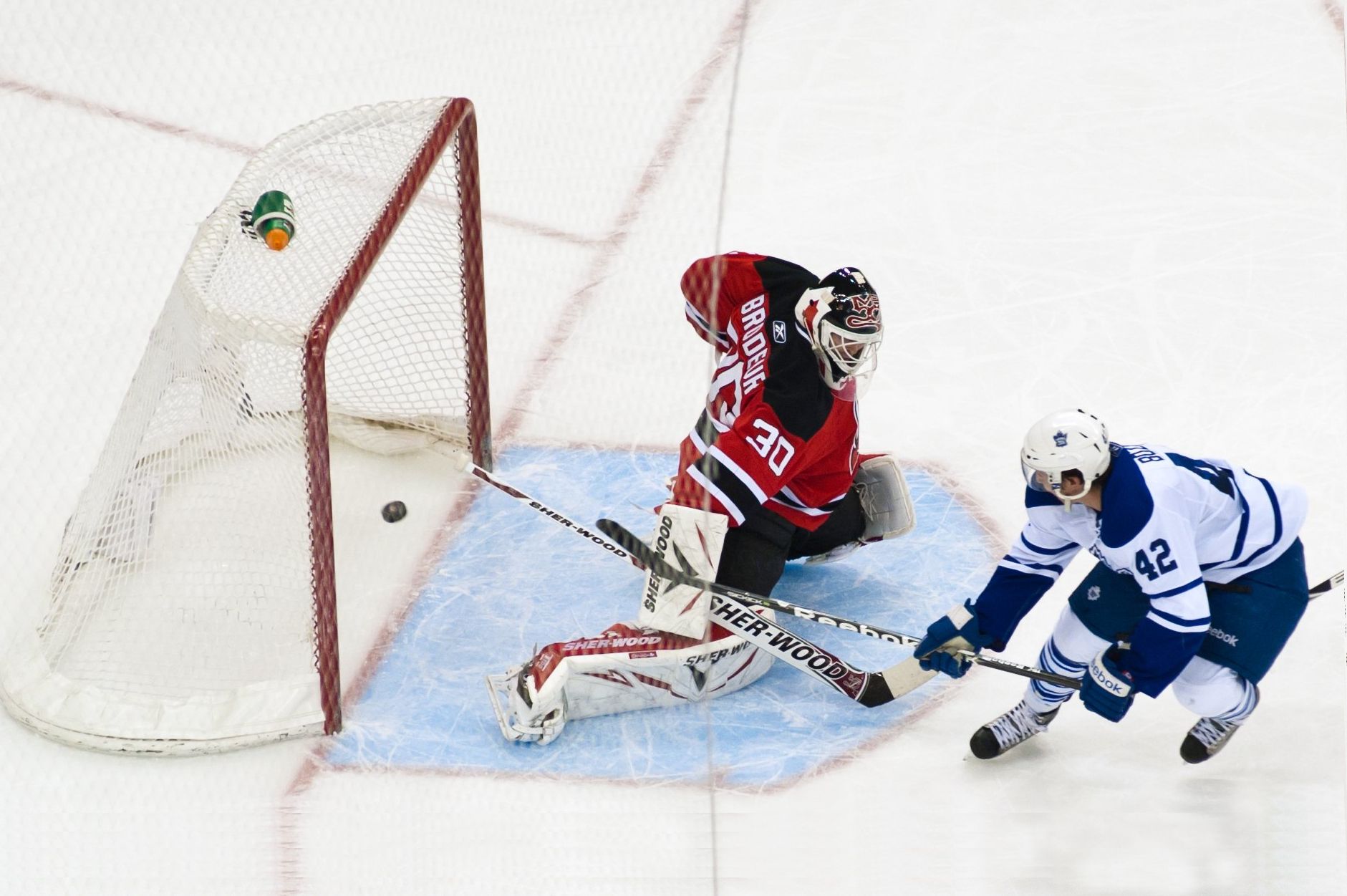 Gardien de l'équipe de NHL des New Jersey Devils