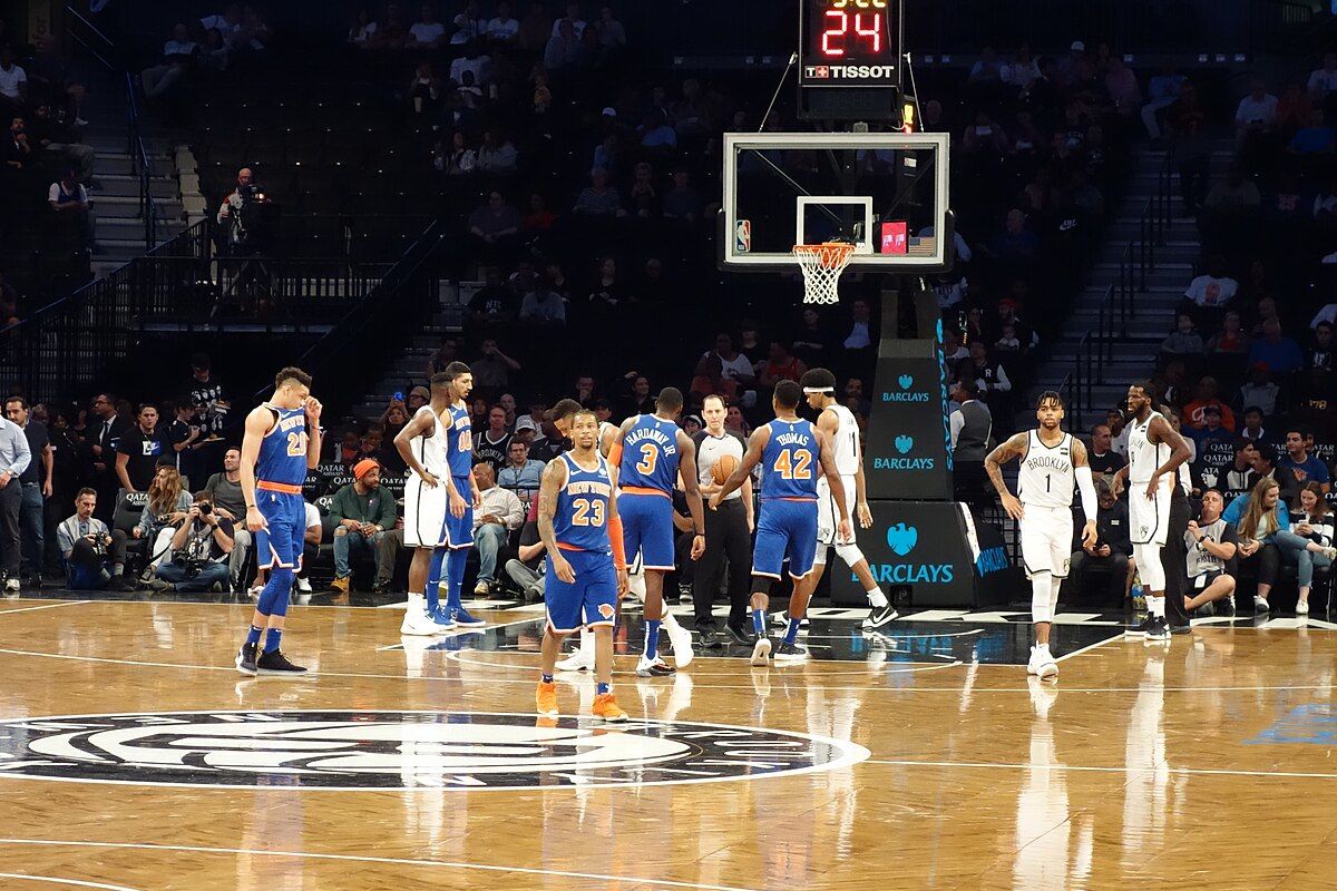 Match des Brooklyn Nets contre les New York Knicks