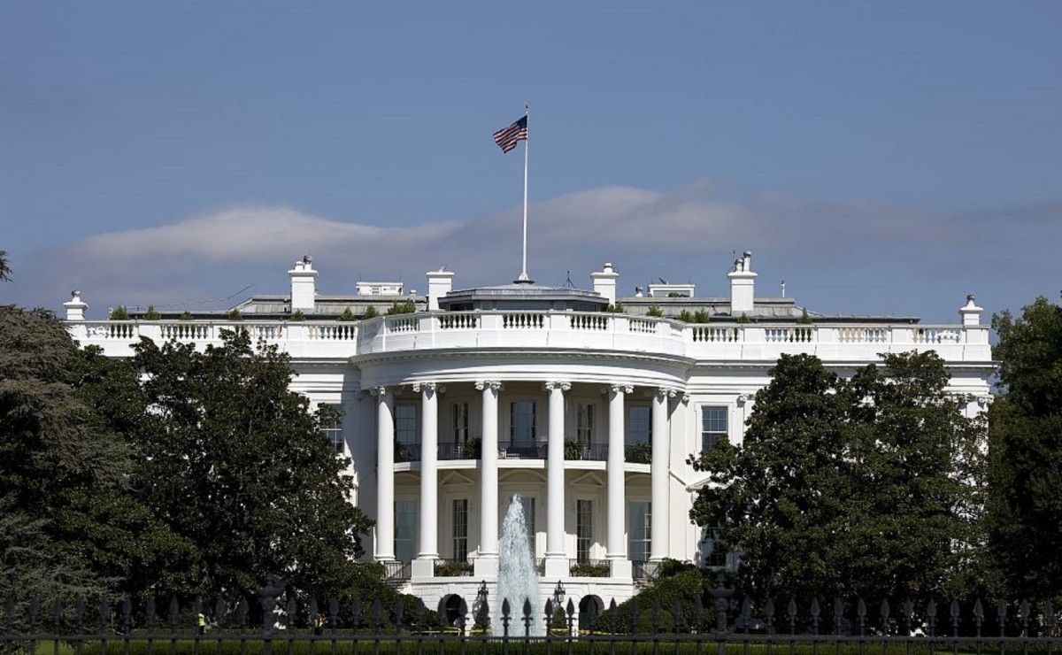 Façade de la Maison-Blanche à Washington