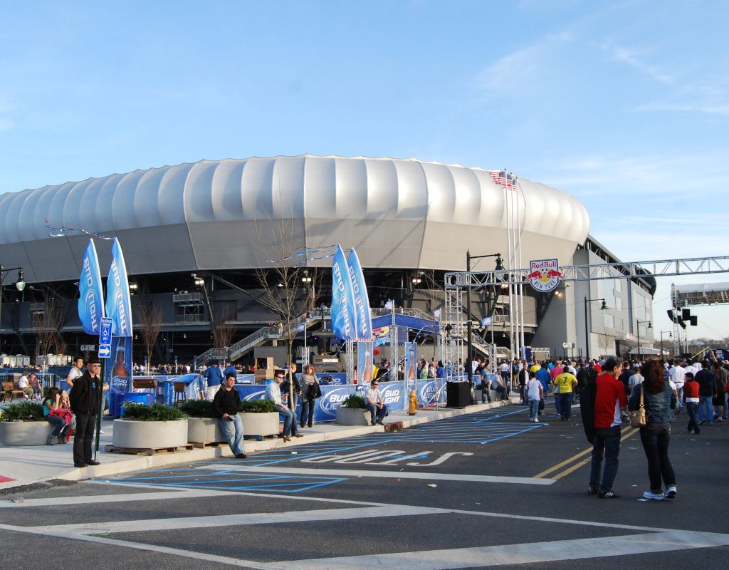 Extérieur de la Red Bull Arena dans le New Jersey