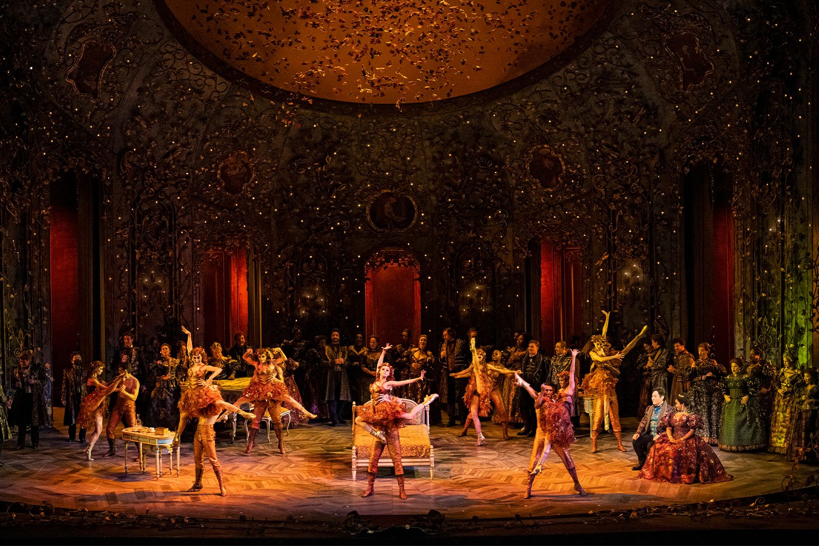 La Traviata sur la scène du Metropolitan Opera de New York