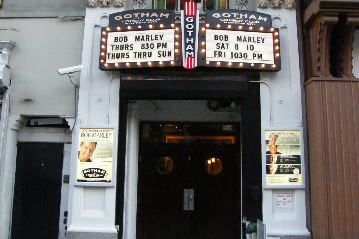 Façade du Gotham Comedy Club à New York