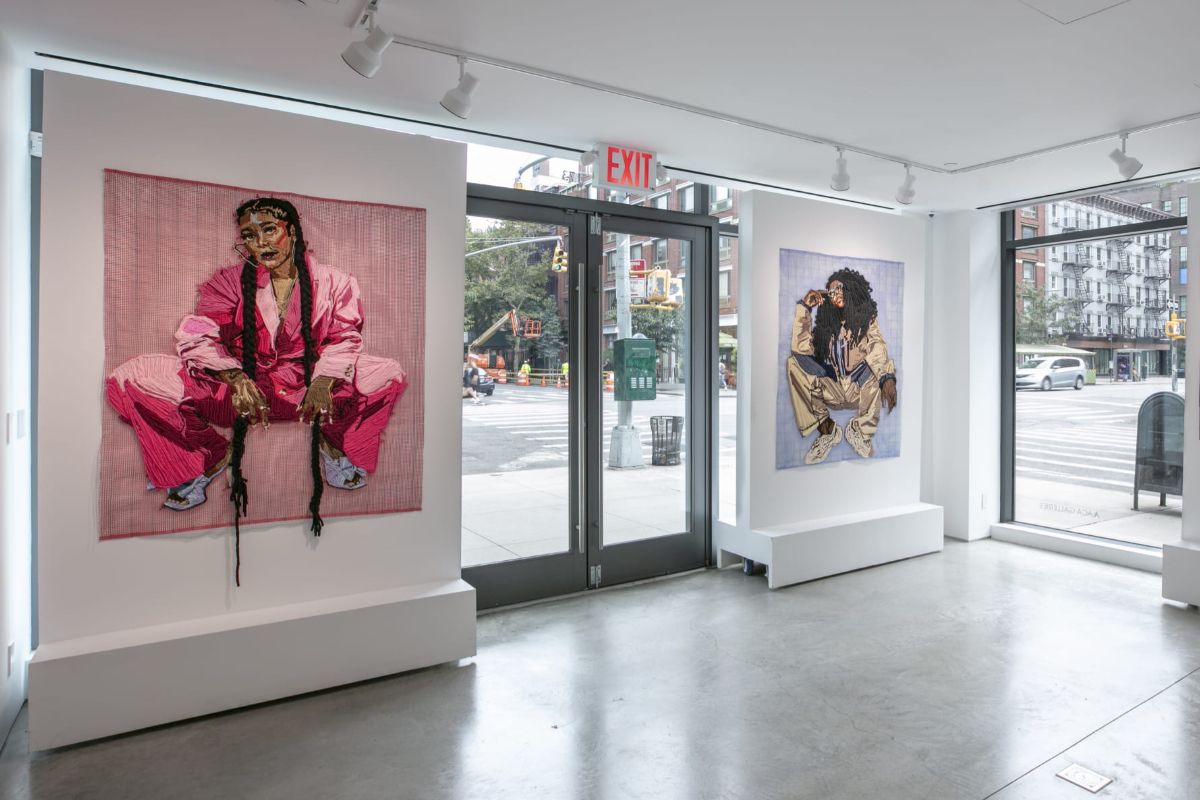 L'intérieur de la galerie d'art ACA Galleries à New York