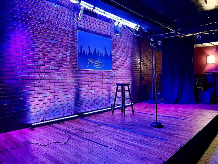 Scène du Broadway Comedy Club à New York