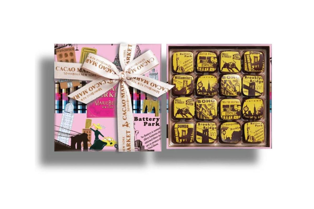 Boîte de chocolats aux couleurs de New York