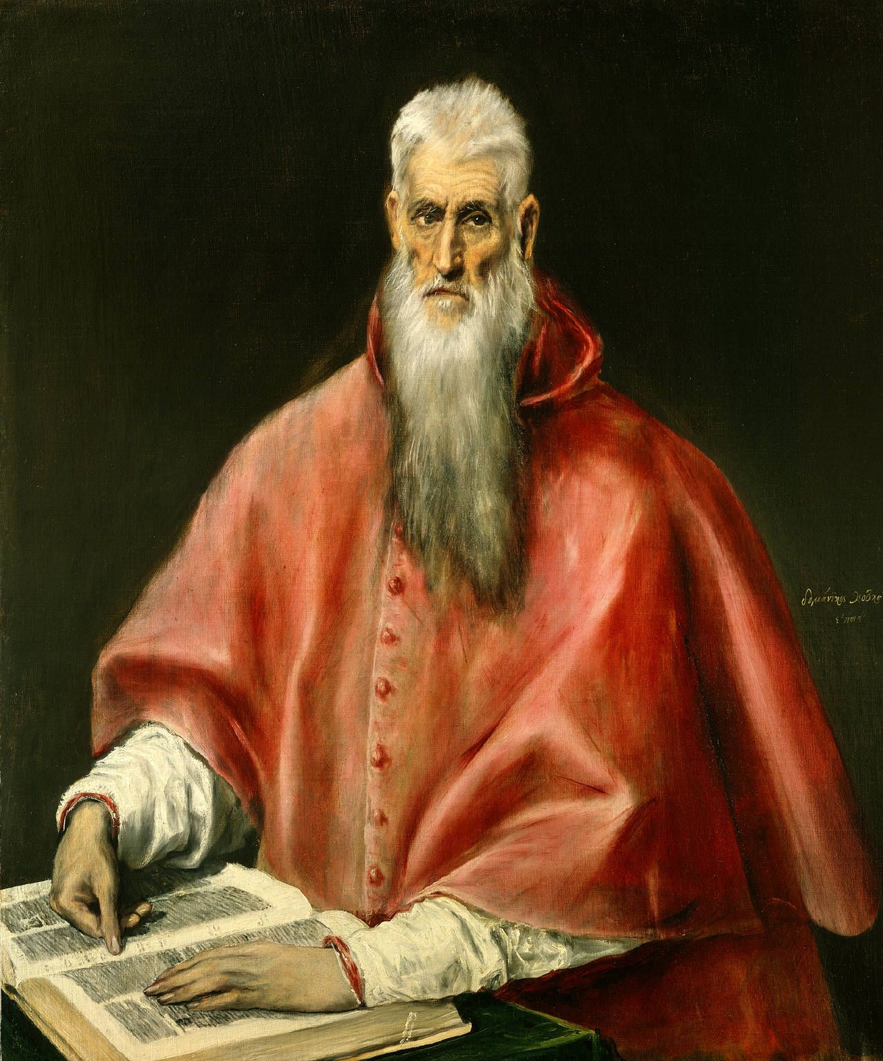 Portait de Saint-Jérôme par Le Greco