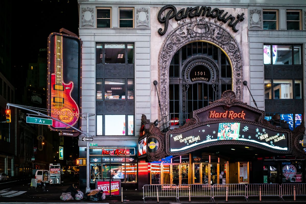 Façade du Hard Rock Café New York