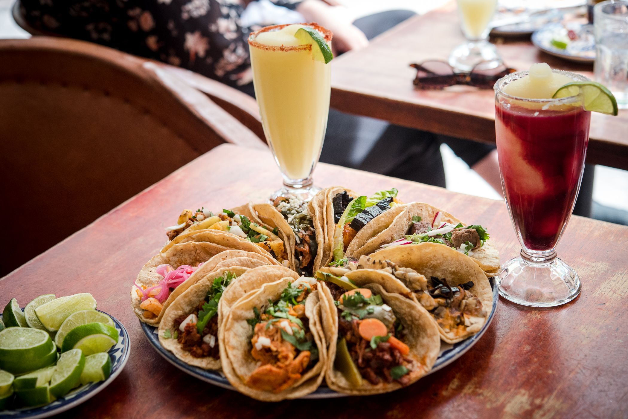 Tacos mexicains dans un restaurant de New York