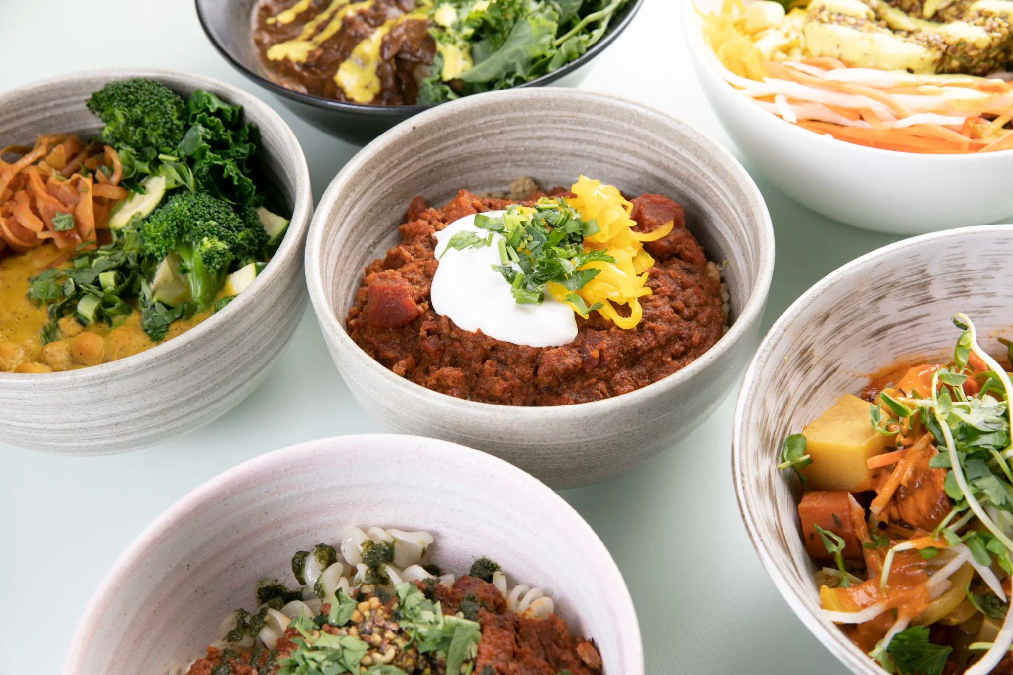 Plats végétariens à New York