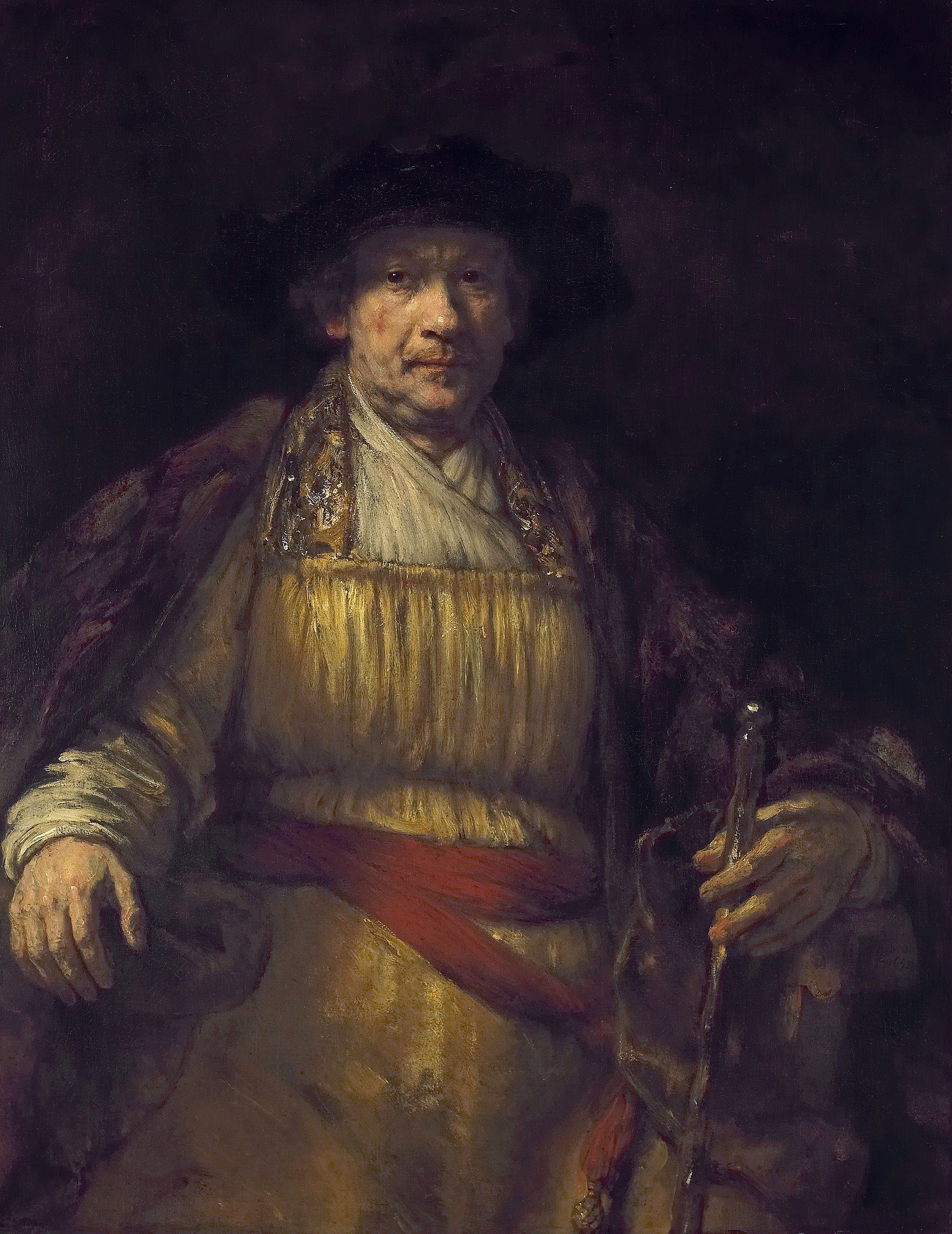 Autoportrait de Rembrandt exposé à la Frick Collection de New York