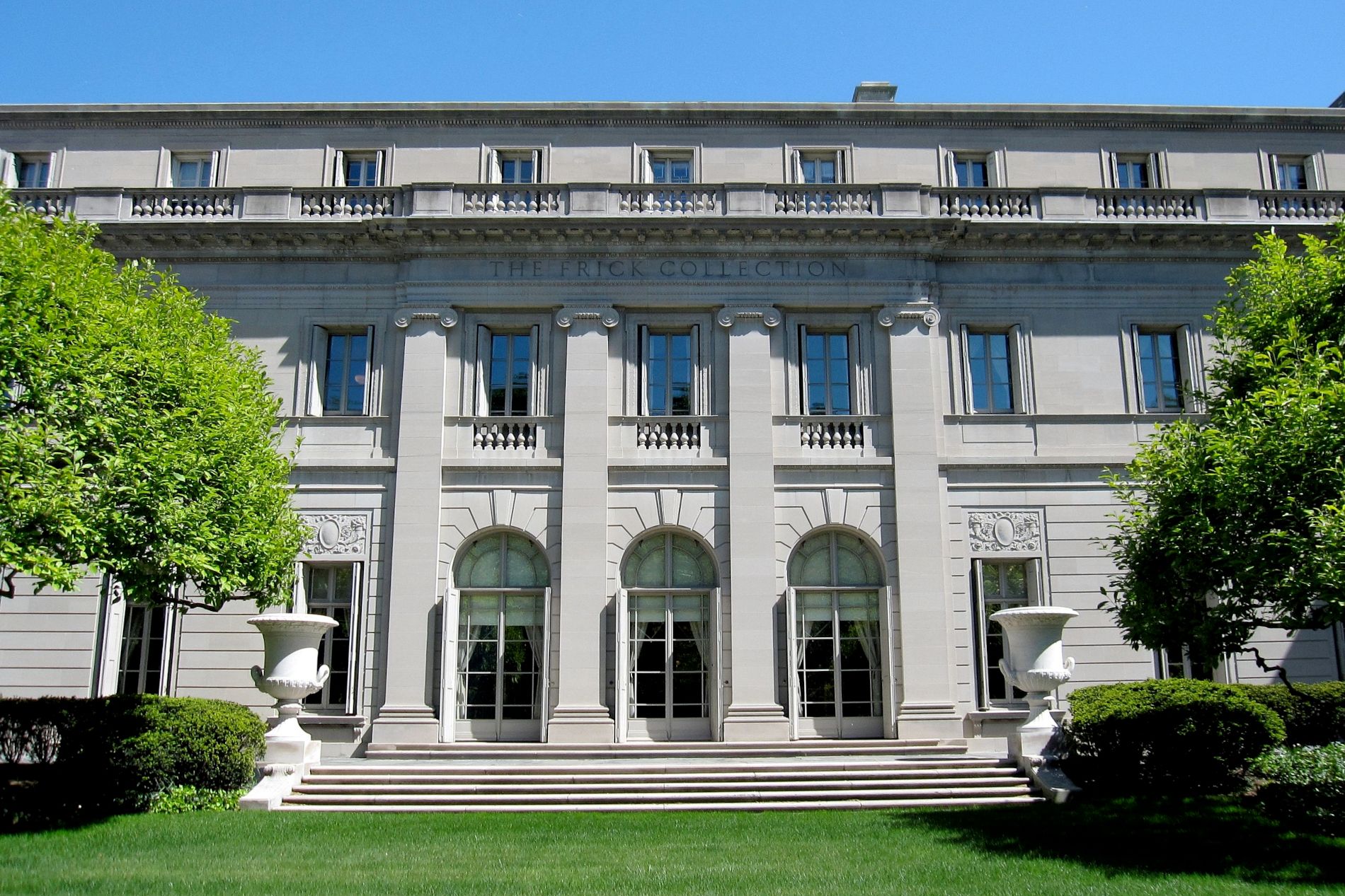 Façade de la Frick Collection à New York
