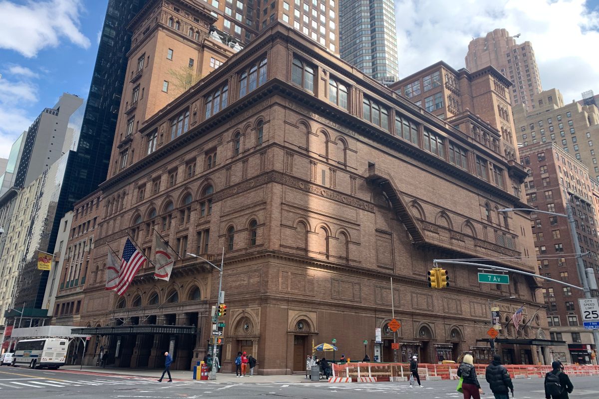 Façade du Carnegie Hall New York