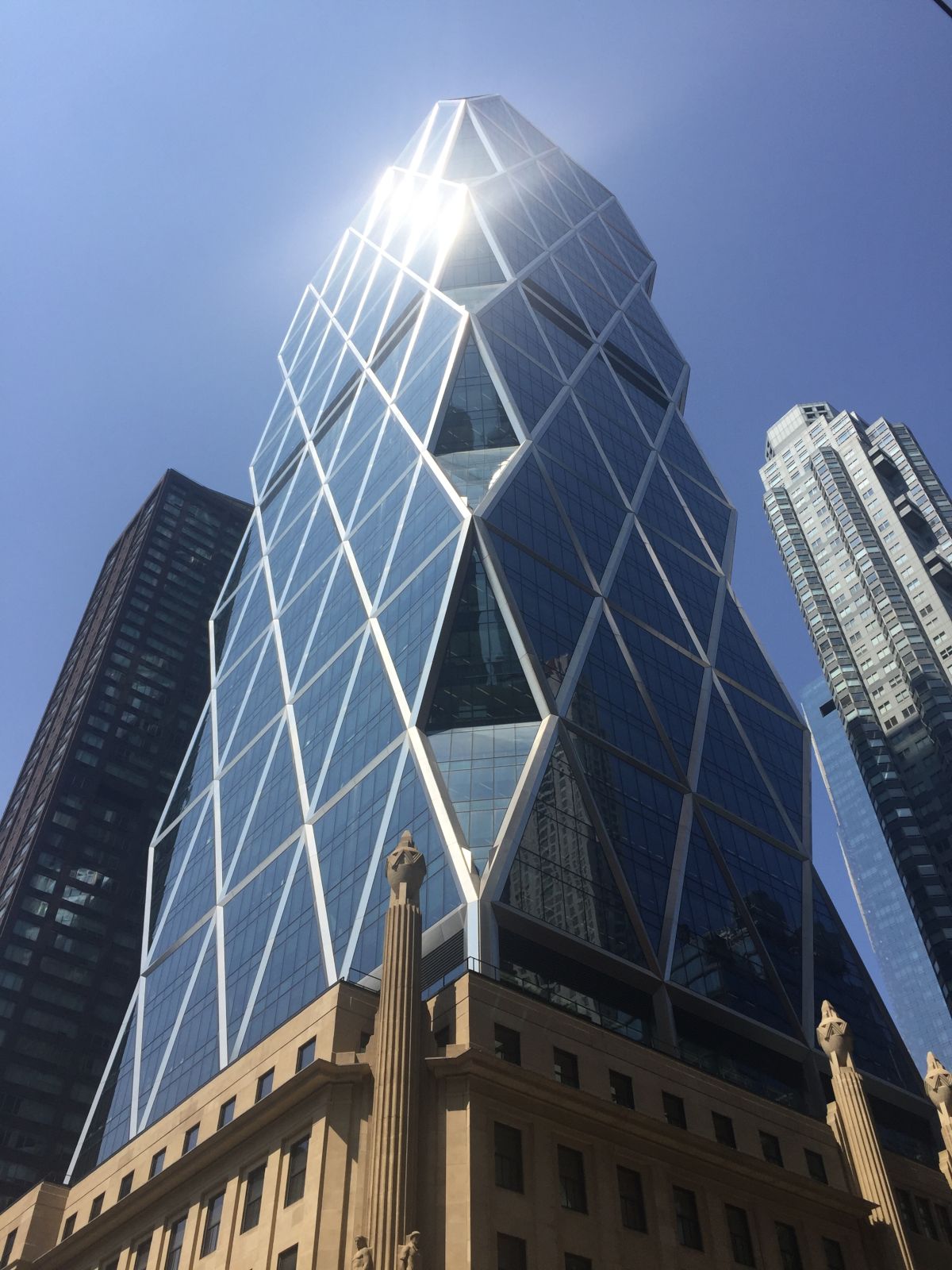 Façade du Hearst Building à New York