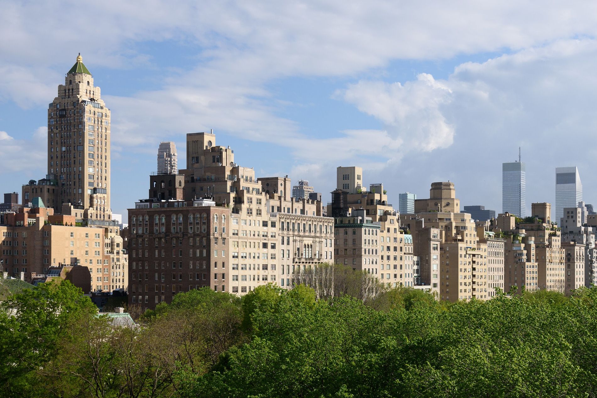 Vue sur l'Upper East Side et Midtown depuis le Metropolitan Museum of Art