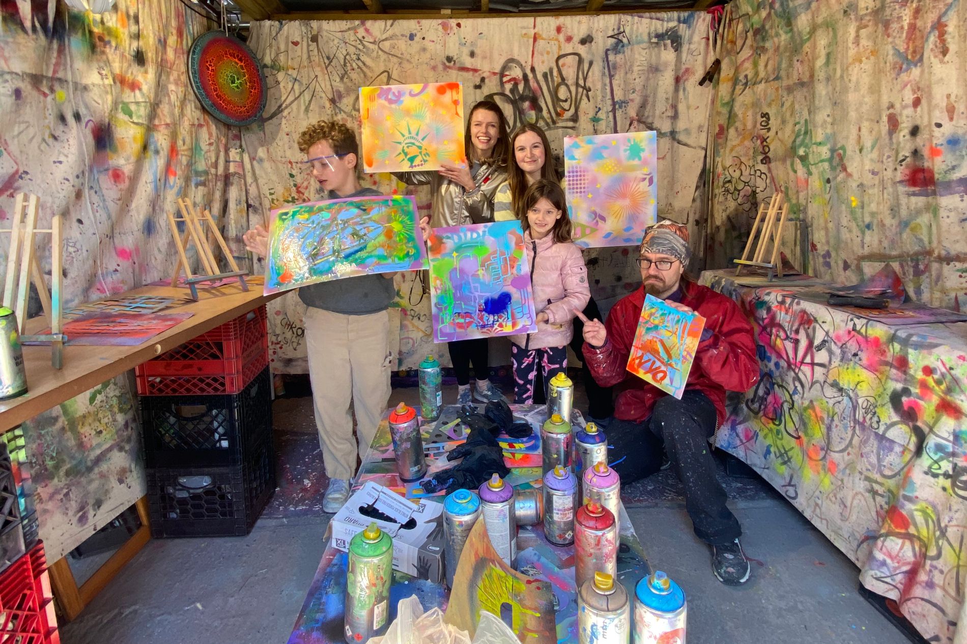 Visite guidée Street Art et atelier graffiti à New York