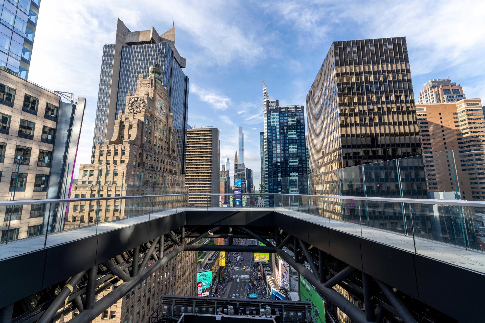 Plateforme d'observation du One Times Square à New York