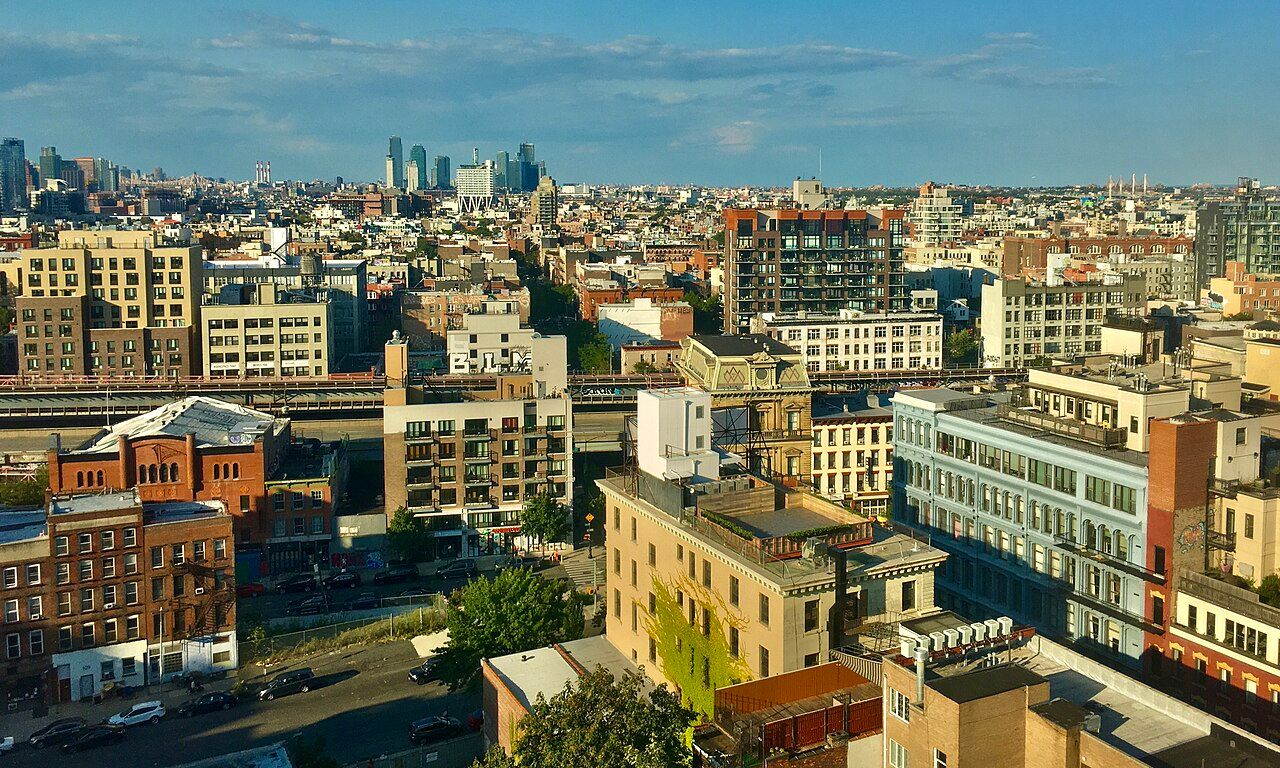Vue sur les quartiers de Williamsburg et Greenpoint à Brooklyn