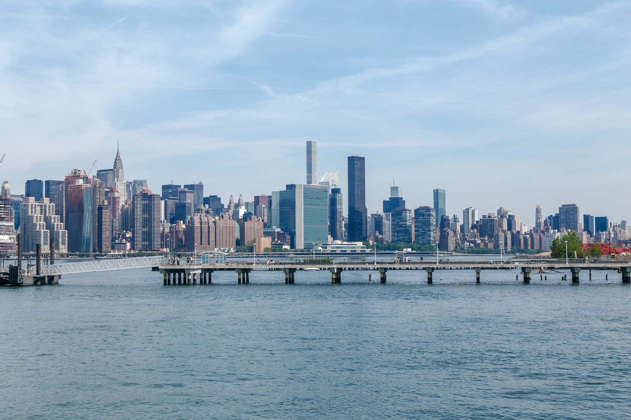 Skyline de Midtown Manhattan depuis Greenpoint à Brooklyn