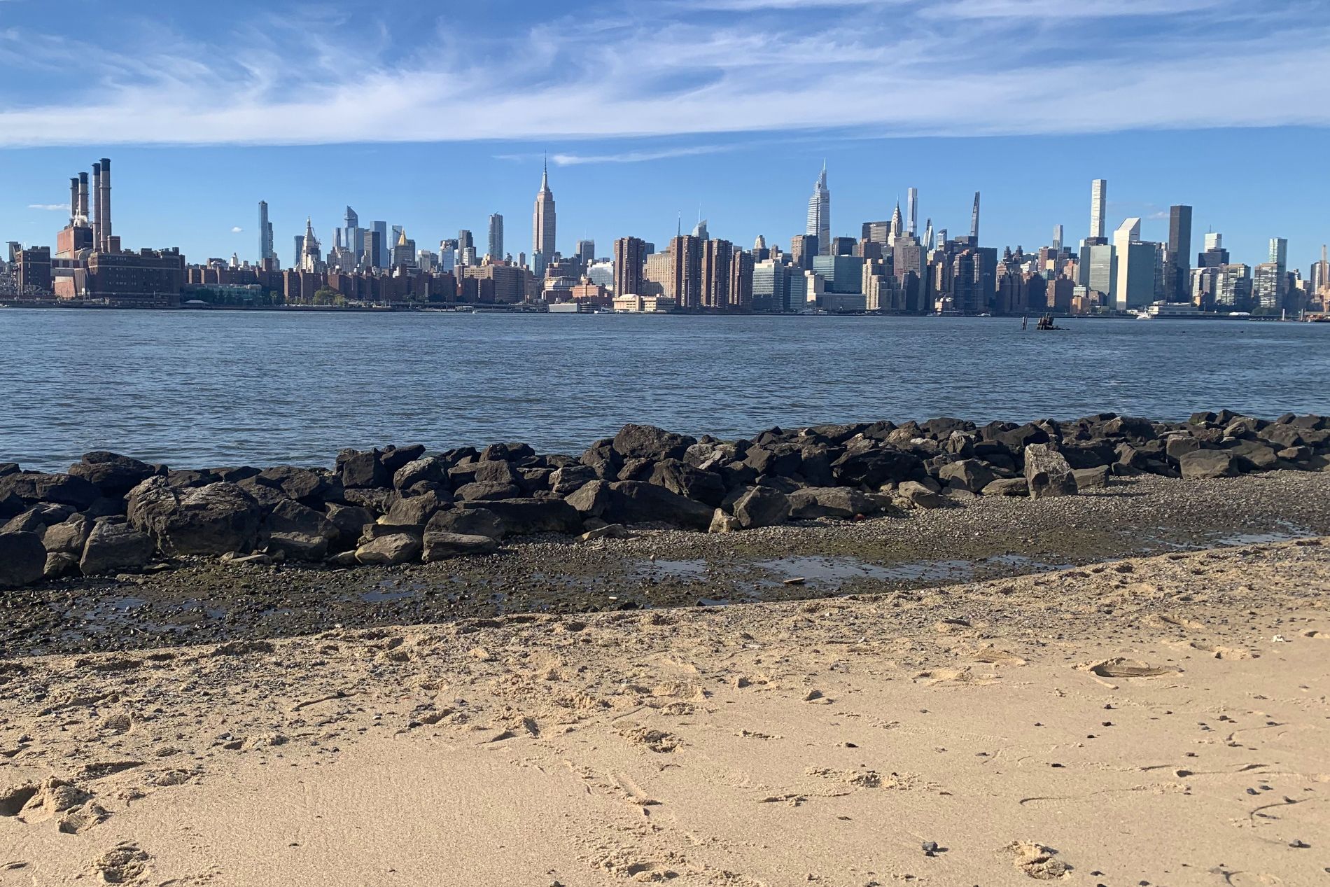 Vue sur Midtown Manhattan depuis Williamsburg
