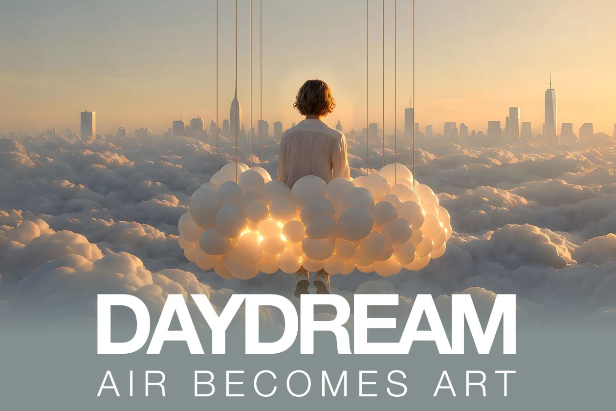 Affiche de l'exposition Daydream au Balloon Museum de New York