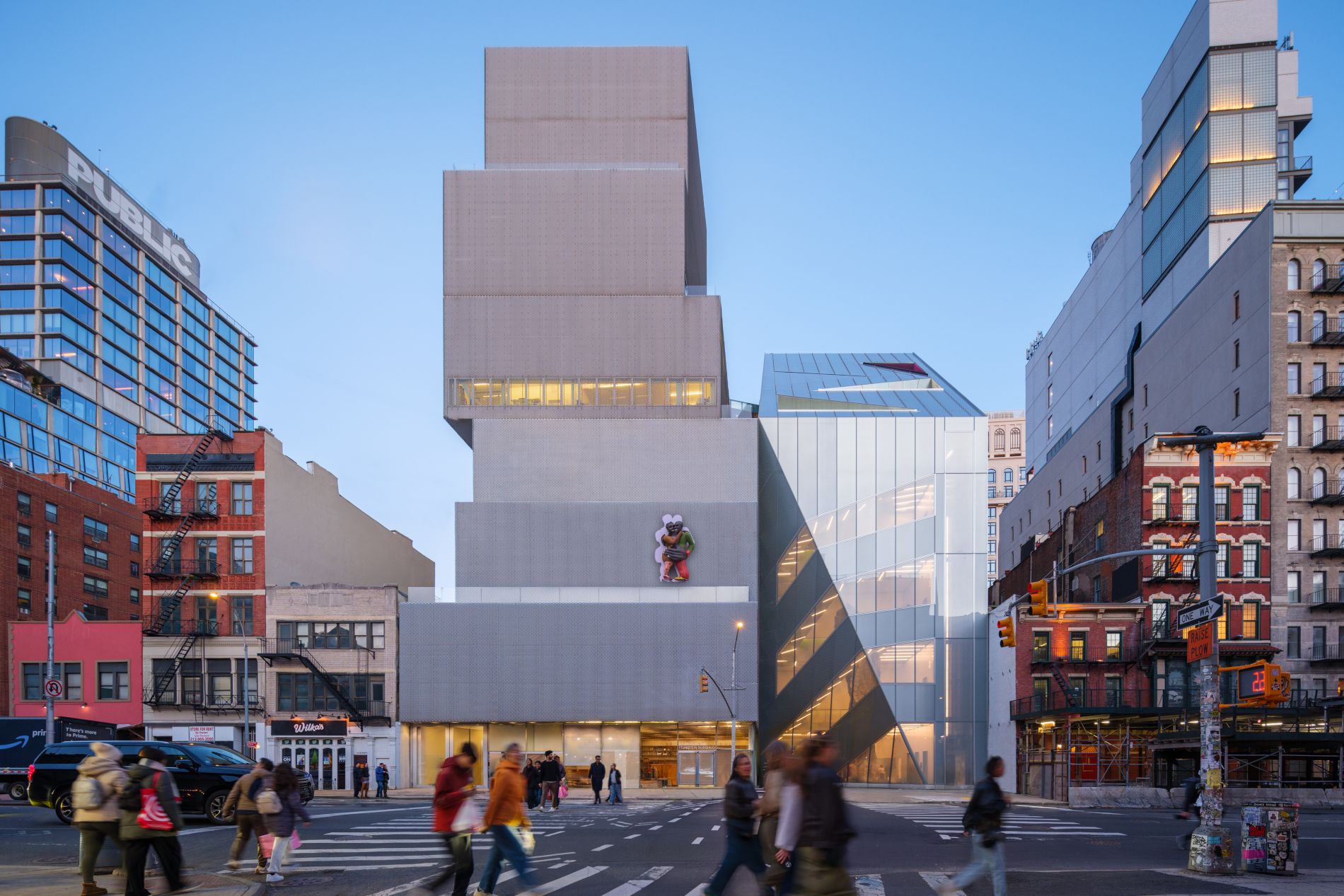 Façade du New Museum of Contempory Art de New York