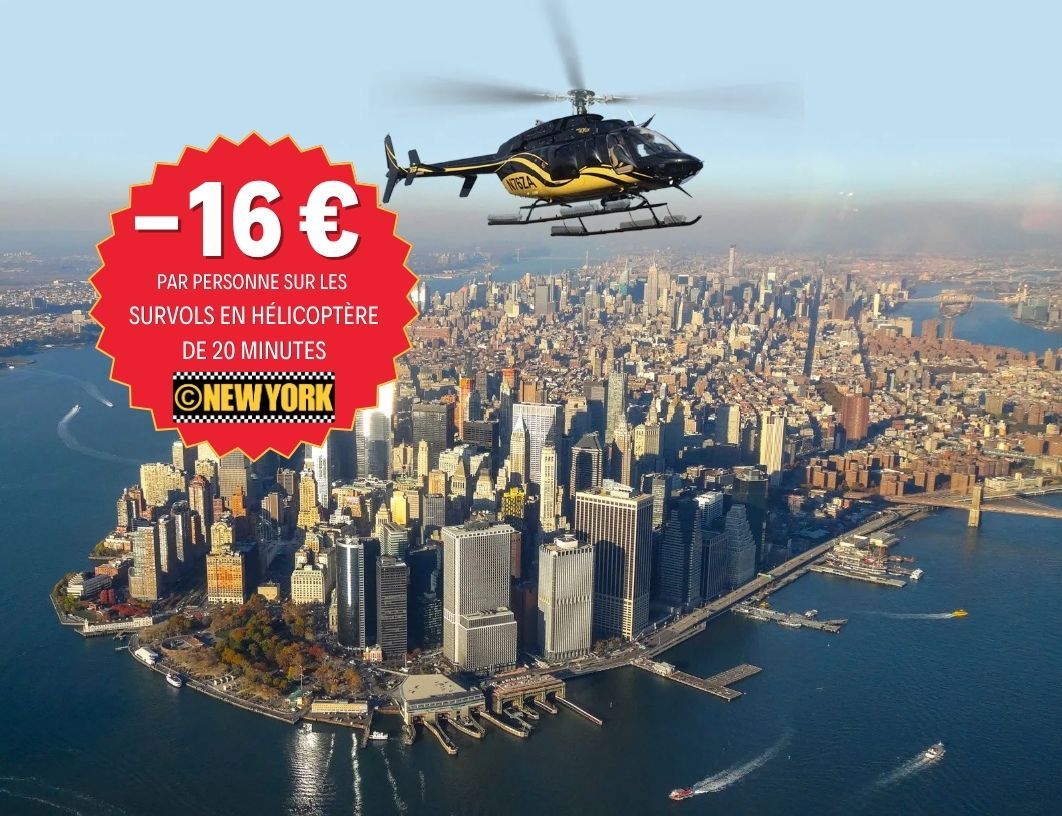 survol helicoptere new york tour