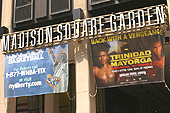 Le Madison Square Garden à l'angle de la 7th Avenue et de la 33rd Street.