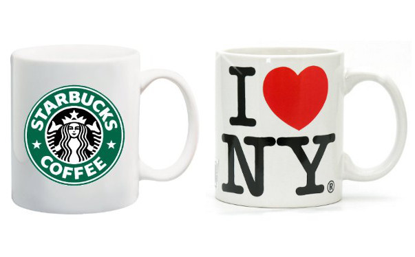 Mugs Starbucks et I Love New York