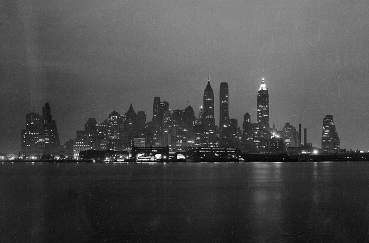 La skyline en février 1938.