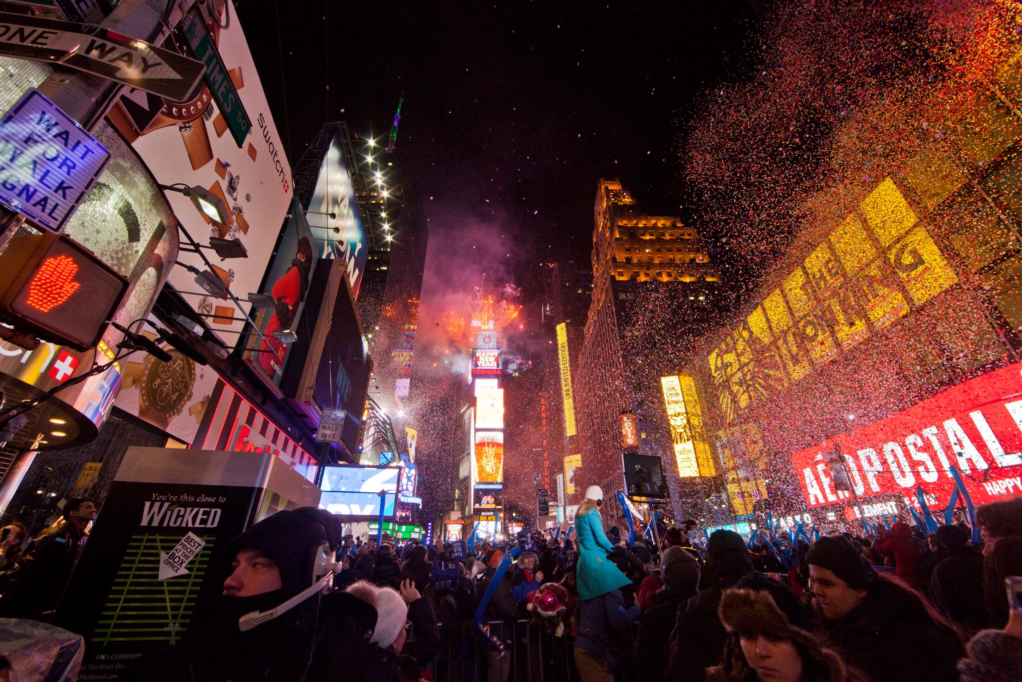 Nouvel An sur Times Square