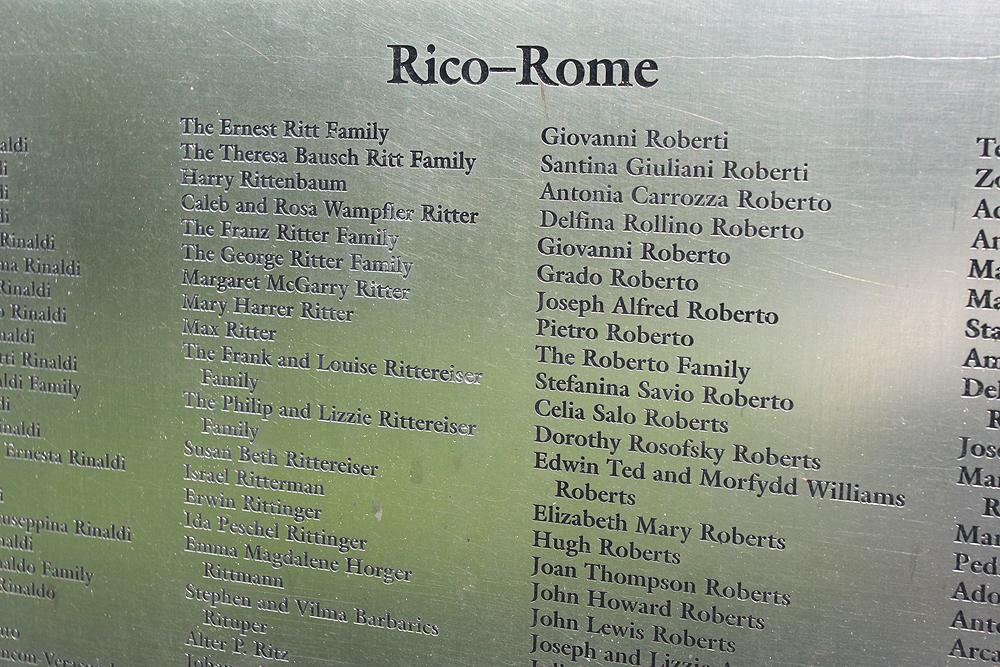 Ellis Island noms memorial