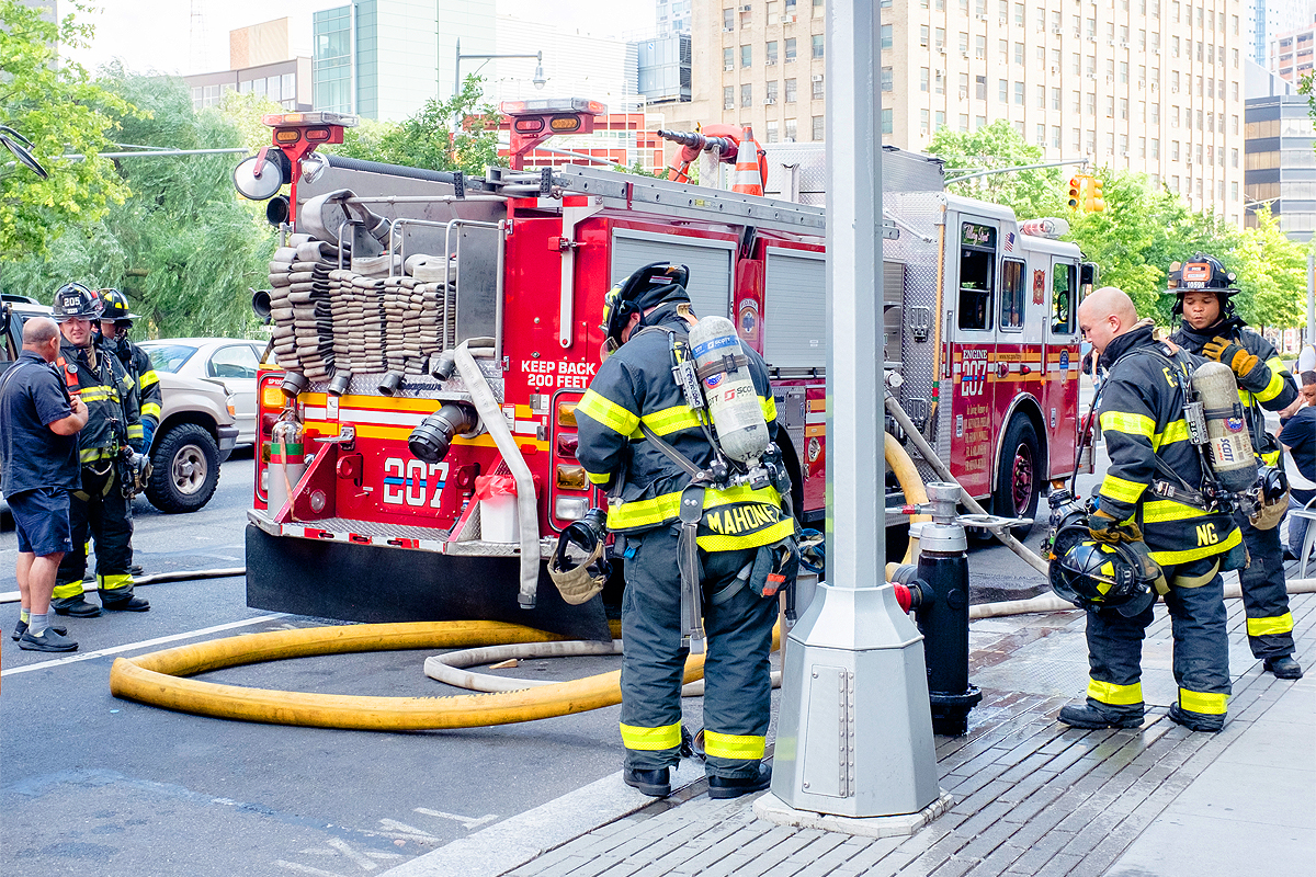 pompiers new york intervention